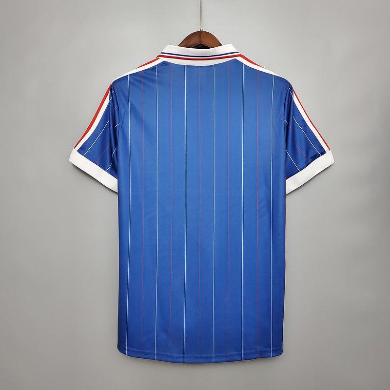 Camiseta Selección Francia Retro 1982 - Azul