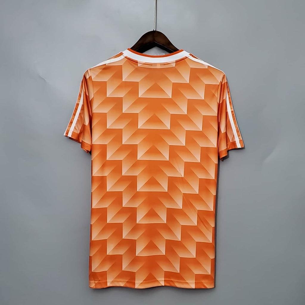 Camiseta Selección Holanda Retro 1988 - Naranja
