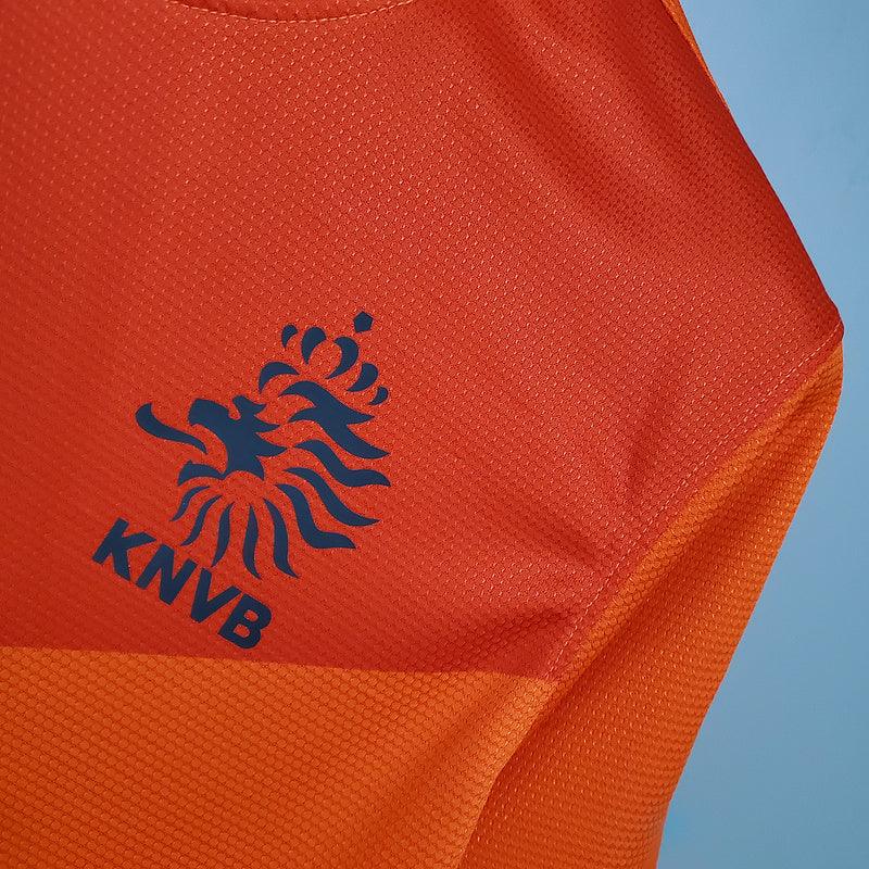 Camiseta Selección Holanda Retro 2012 - Naranja