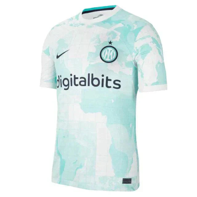 Camisa Inter de Milão Away 22/23 s/n° Hincha Masculina - Azul Claro