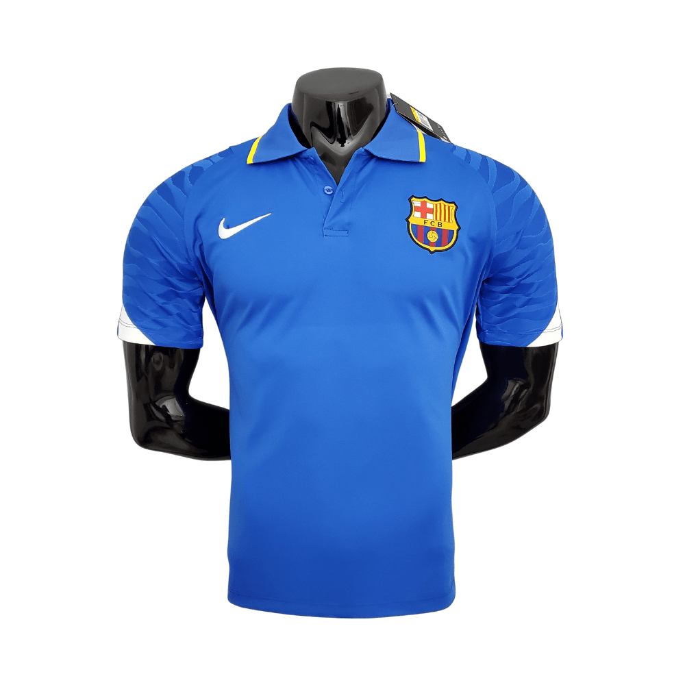 Camiseta Polo Barcelona Azul - Masculina