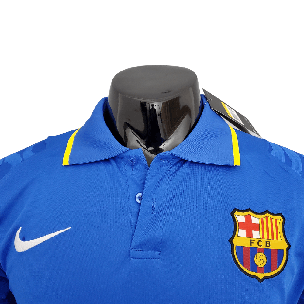 Camiseta Polo Barcelona Azul - Masculina