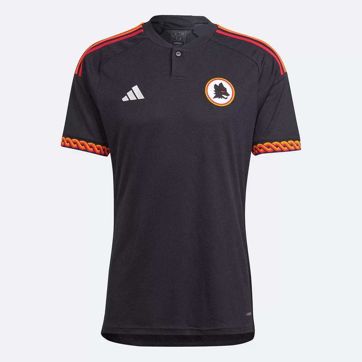 Camisa Roma Third 23/24 s/n° Hincha Masculino - Negro