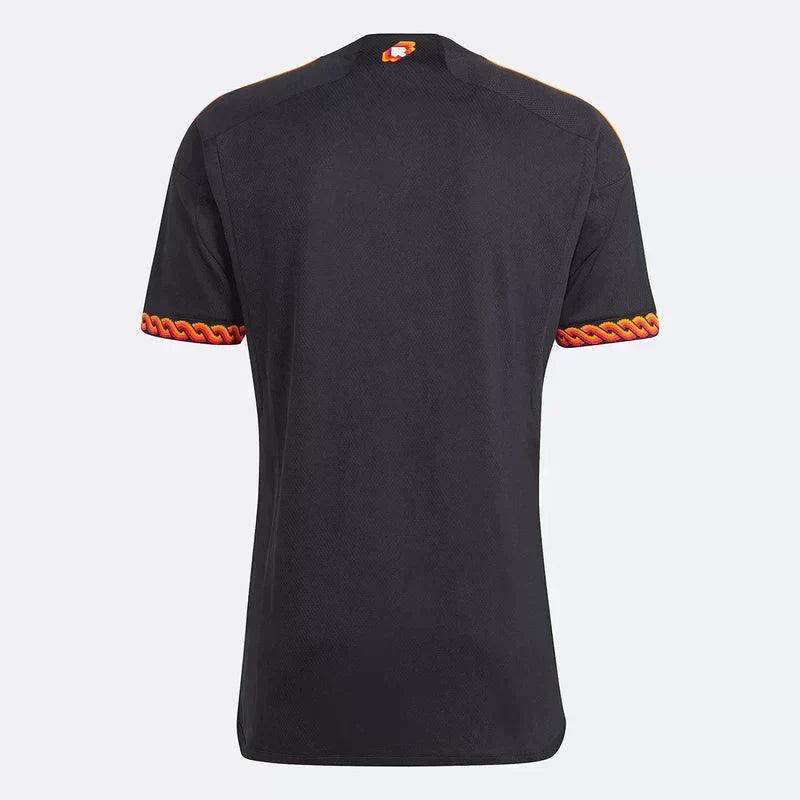 Camisa Roma Third 23/24 s/n° Hincha Masculino - Negro