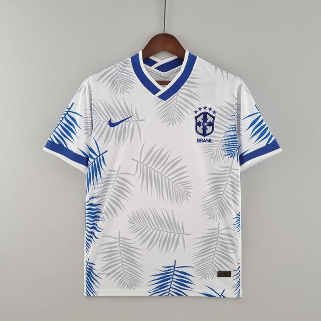 Camisa Seleccion Brasil Fourth 2022 Nike - Blanco - Conceito Floresta Amazônica