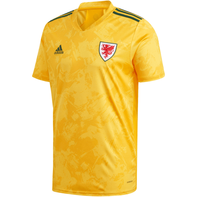 Camisa Seleccion Gales II 20/21 Adidas - Amarillo