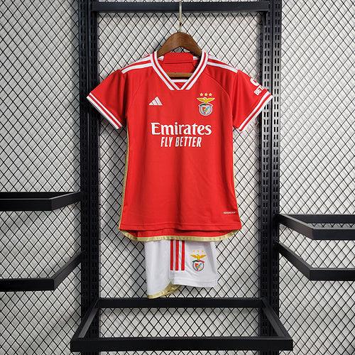Camiseta y Pantalones para niños Benfica Home 23/24