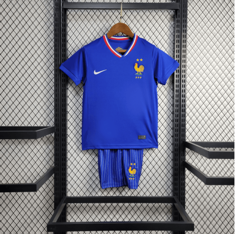 Camiseta y Pantalones para niños - Francia 24/25 - Azul