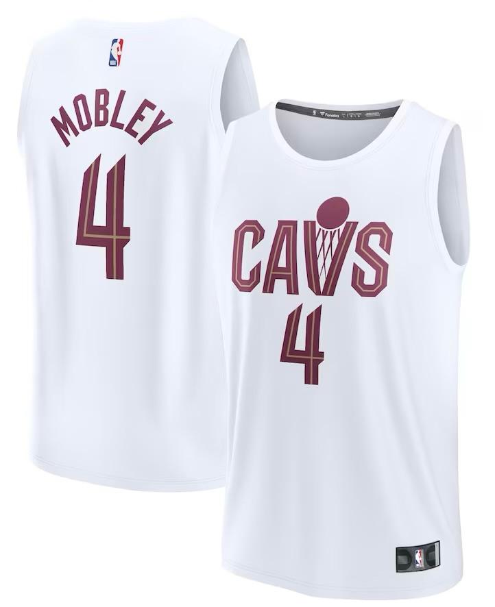 Cleveland Cavaliers Evan Mobley White Jersey - Association Edition