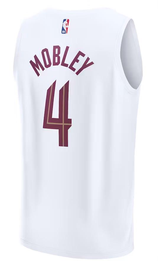 Cleveland Cavaliers Evan Mobley White Jersey - Association Edition