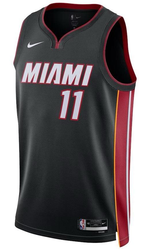 Miami Heat Jaime Jaquez Jr. Black Jersey - Icon Edition