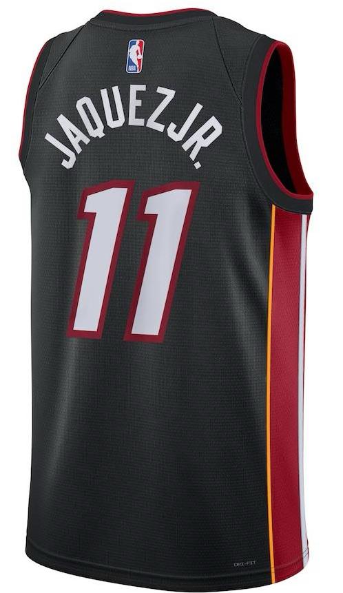 Miami Heat Jaime Jaquez Jr. Black Jersey - Icon Edition