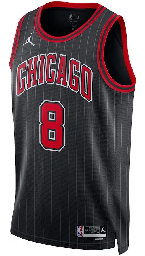 Chicago Bulls Zach LaVine Black Jersey - Statement Edition