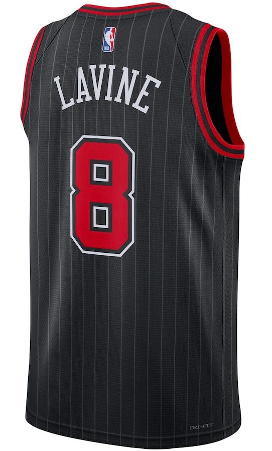 Chicago Bulls Zach LaVine Black Jersey - Statement Edition