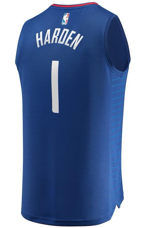 LA Clippers James Harden Royal Jersey - Icon Edition