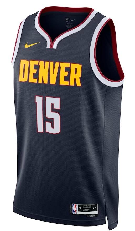 Denver Nuggets Nikola Jokic  Navy Jersey - Icon Edition