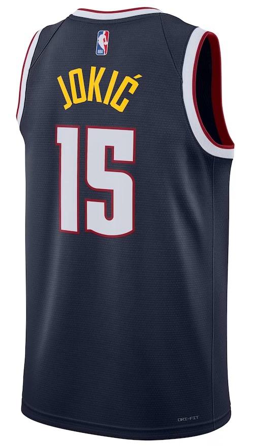 Denver Nuggets Nikola Jokic  Navy Jersey - Icon Edition