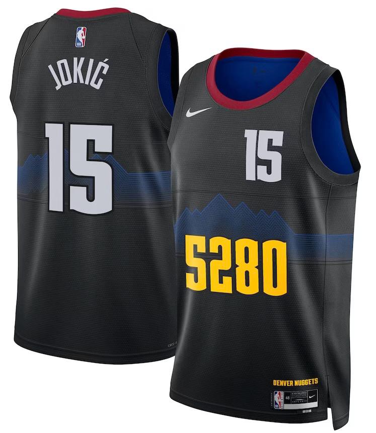 Denver Nuggets Nikola Jokic Black 2023/24 Jersey - City Edition