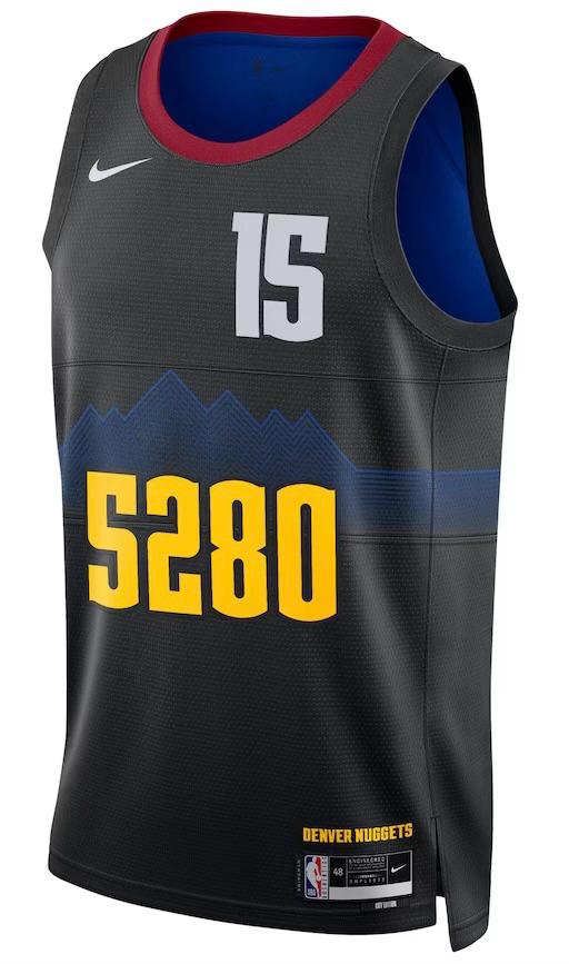 Denver Nuggets Nikola Jokic Black 2023/24 Jersey - City Edition