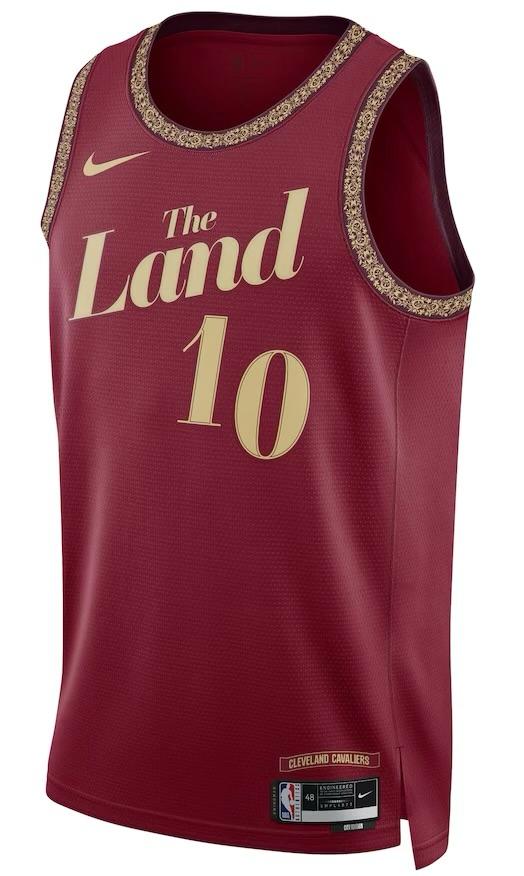 Cleveland Cavaliers Darius Garland Wine 2023/24 Jersey - City Edition