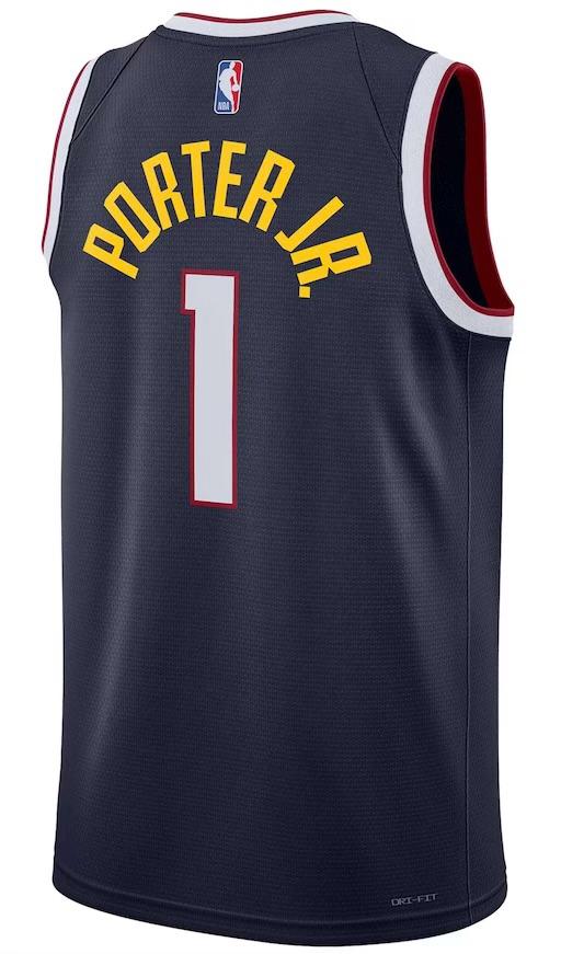 Denver Nuggets Michael Porter Jr. Navy Jersey - Icon Edition