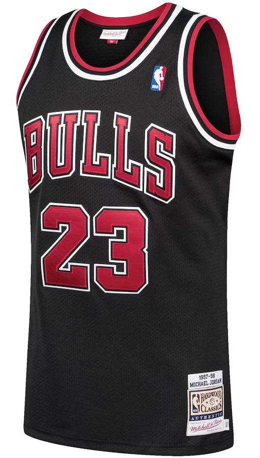 Chicago Bulls Michael Jordan Black 1997/98 Jersey