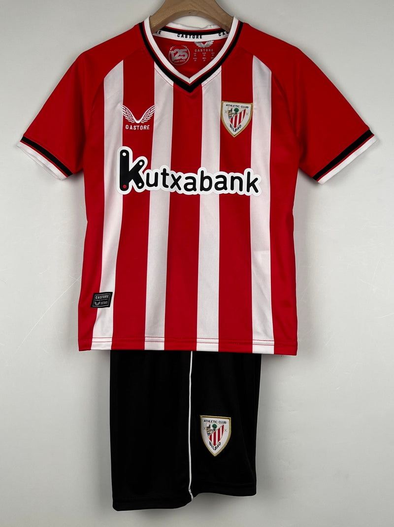 Camiseta y Pantalones para niños Athletic Club Bilbao Primera Equipacion 23/24