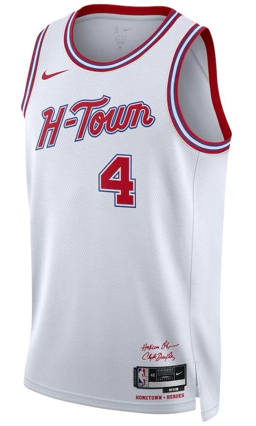 Houston Rockets Jalen Green White 2023/24  Jersey - City Edition