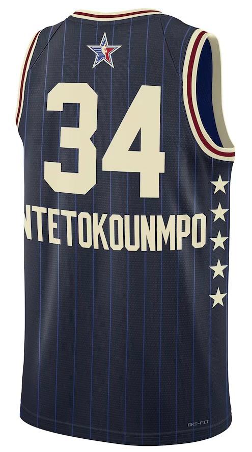 Giannis Antetokounmpo Navy 2024 NBA All-Star Game Jersey