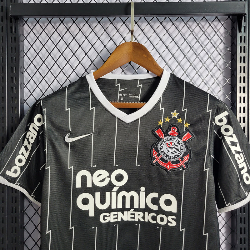 Camiseta Corinthians Retro 2011 - Negro