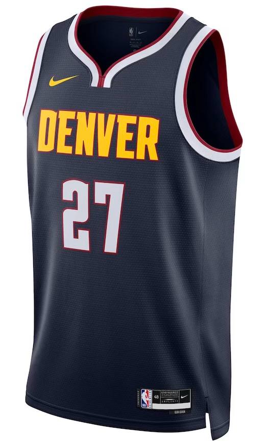 Denver Nuggets Jamal Murray Navy Jersey - Icon Edition