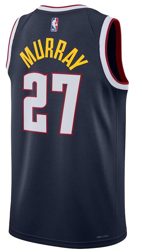 Denver Nuggets Jamal Murray Navy Jersey - Icon Edition