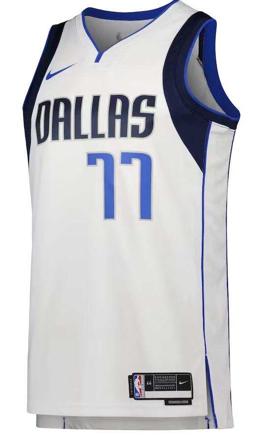 Dallas Mavericks Luka Dončić White Jersey - Association Edition