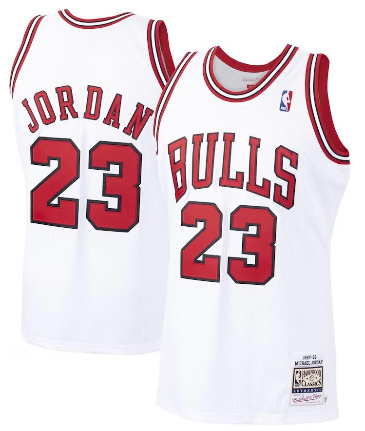 Chicago Bulls Michael Jordan White 1997/98 Jersey