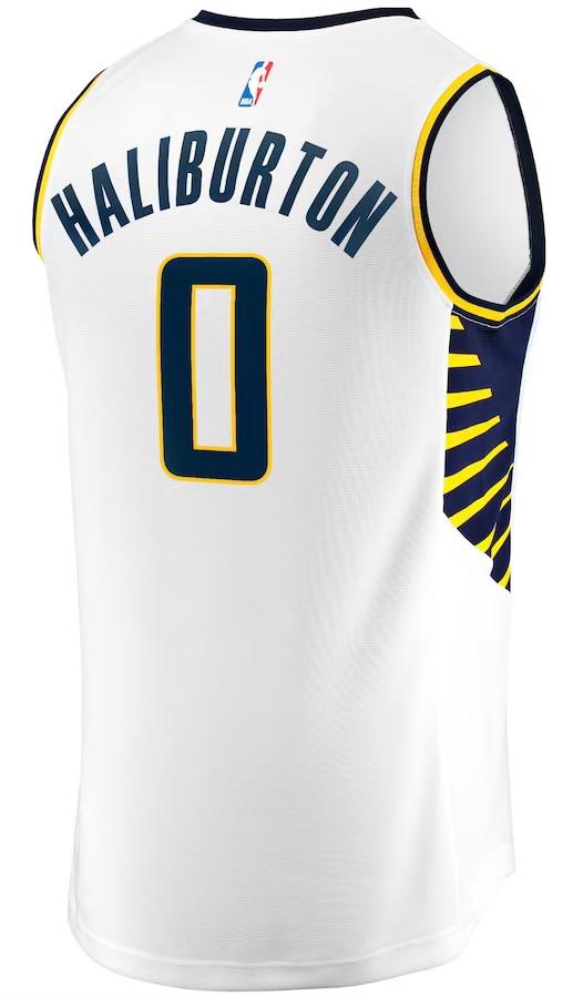 Indiana Pacers Tyrese Haliburton White Jersey - Association Edition