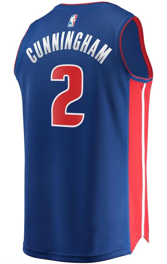 Detroit Pistons Cade Cunningham  Blue  Jersey - Icon Edition