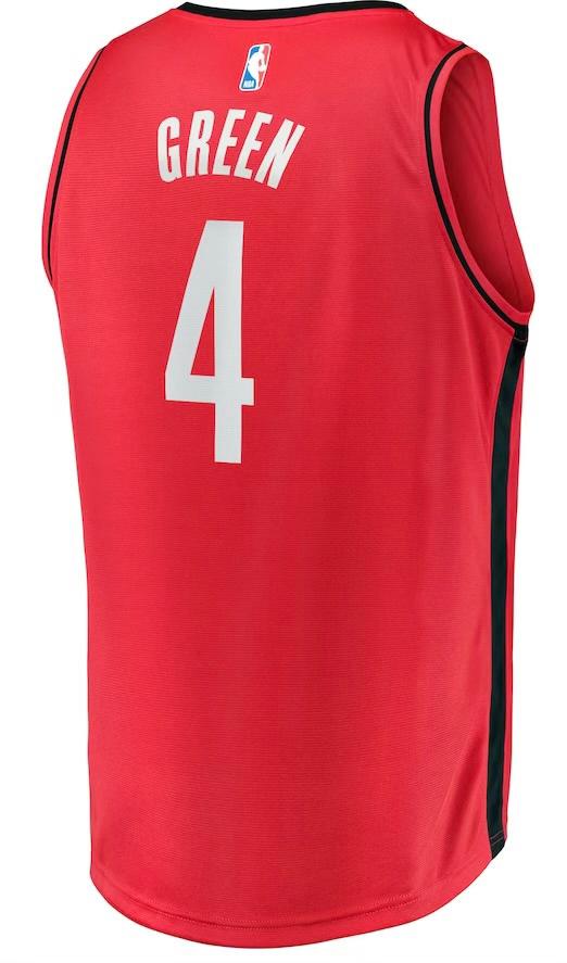 Houston Rockets Jalen Green Red Jersey - Icon Edition