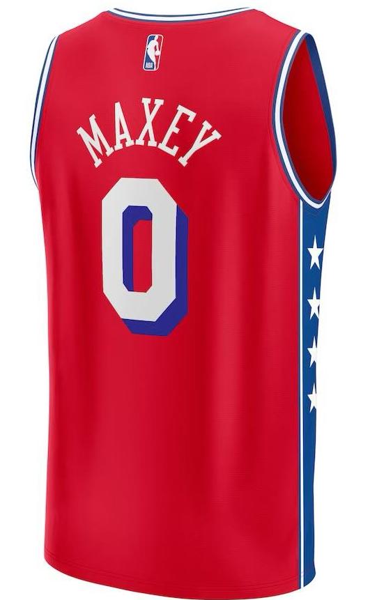 Camiseta Philadelphia 76ers - Tyrese Maxey