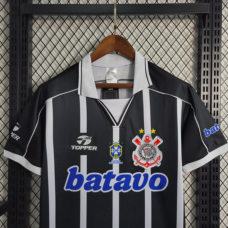 Camiseta Corinthians Retro 1999 - Negro