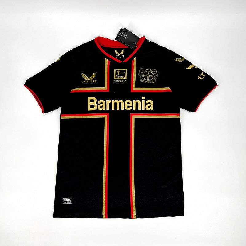 Camiseta Bayer Leverkusen Edición Especial 24/25 - Negro/Dorado