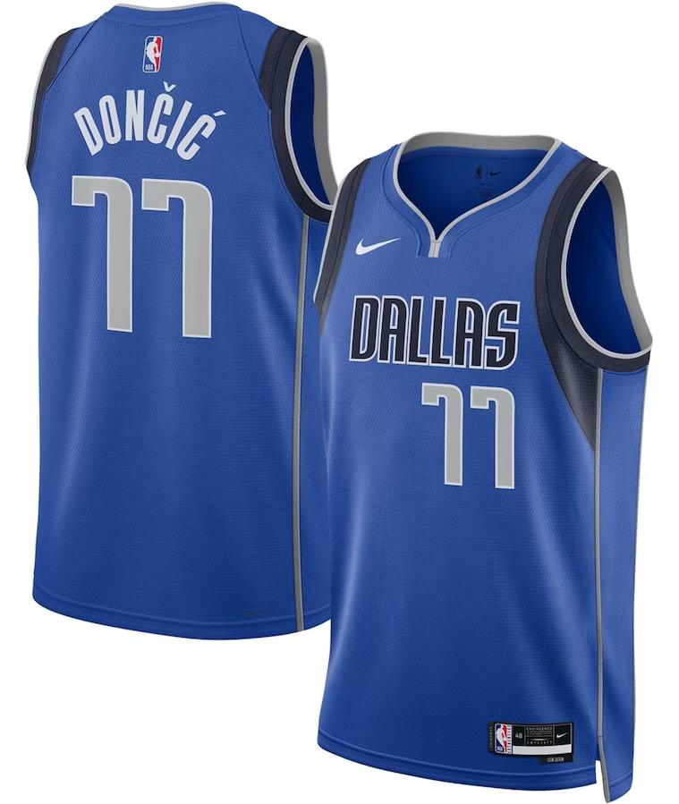 Dallas Mavericks Luka Dončić Blue Jersey - Association Edition