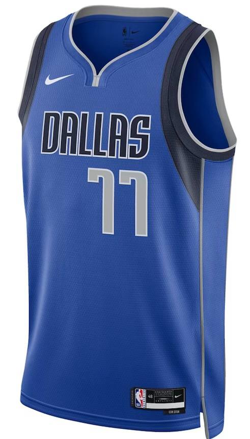 Dallas Mavericks Luka Dončić Blue Jersey - Association Edition