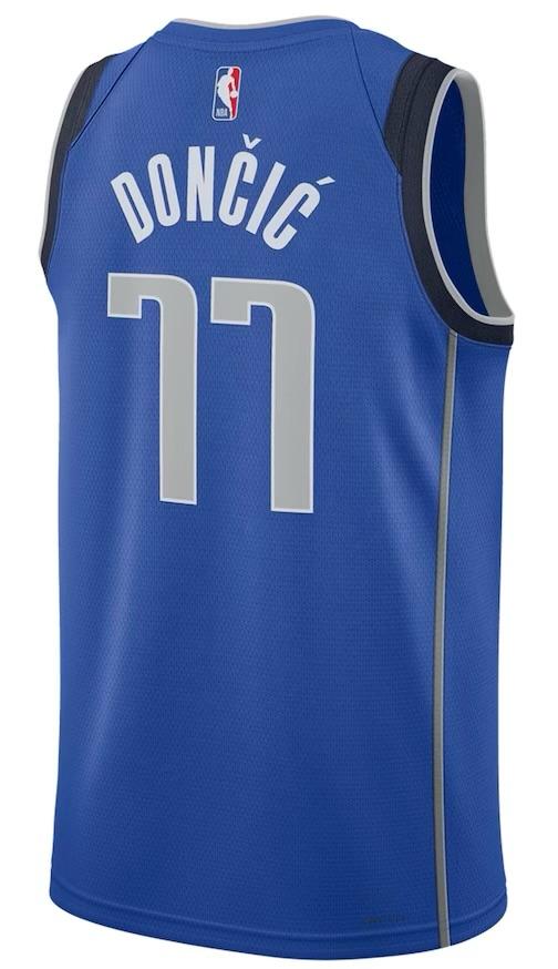 Dallas Mavericks Luka Dončić Blue Jersey - Association Edition