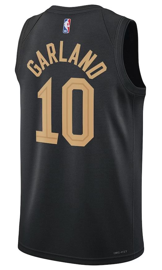 Cleveland Cavaliers Darius Garland Black Jersey - Statement Edition