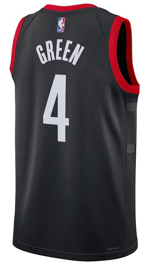 Houston Rockets Jalen Green Black Jersey - Statement Edition