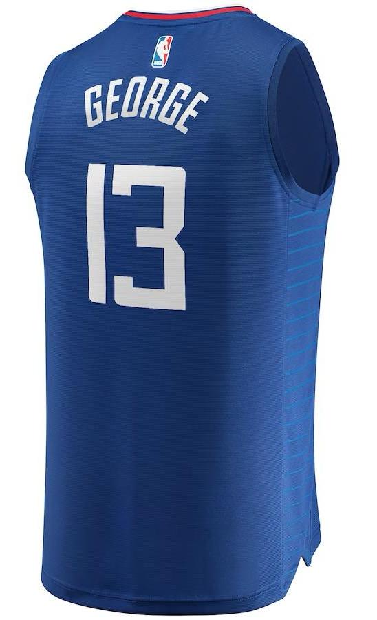 LA Clippers Paul George Royal Jersey - Icon Edition