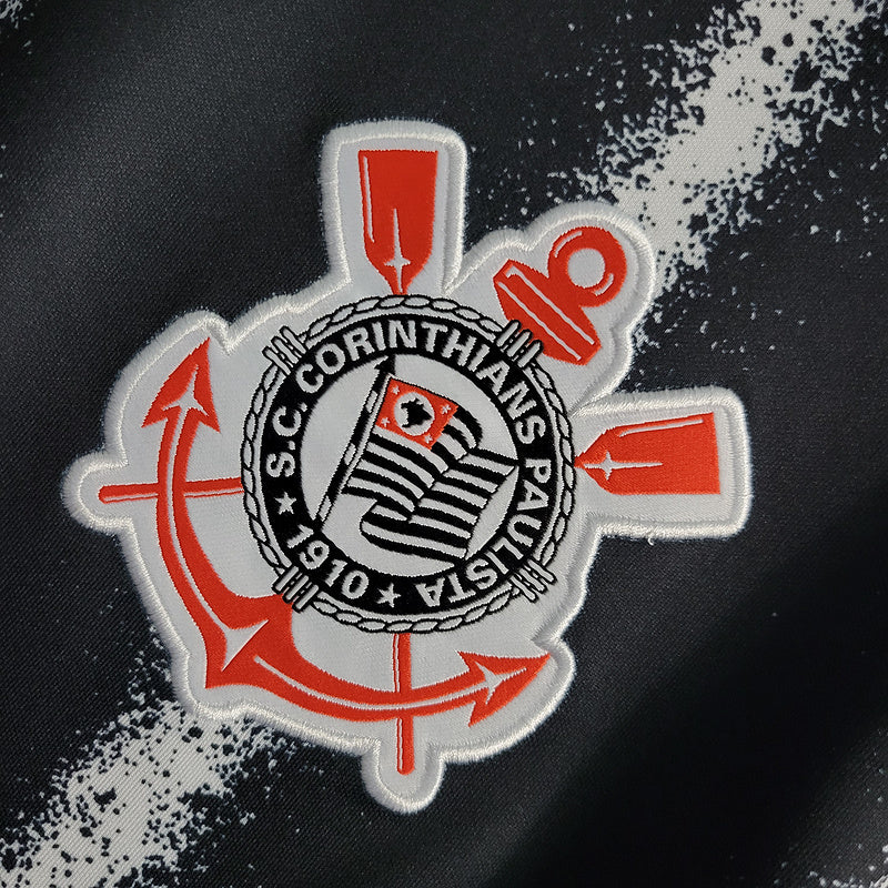 Camiseta Corinthians Retro 2021/22 - Negro