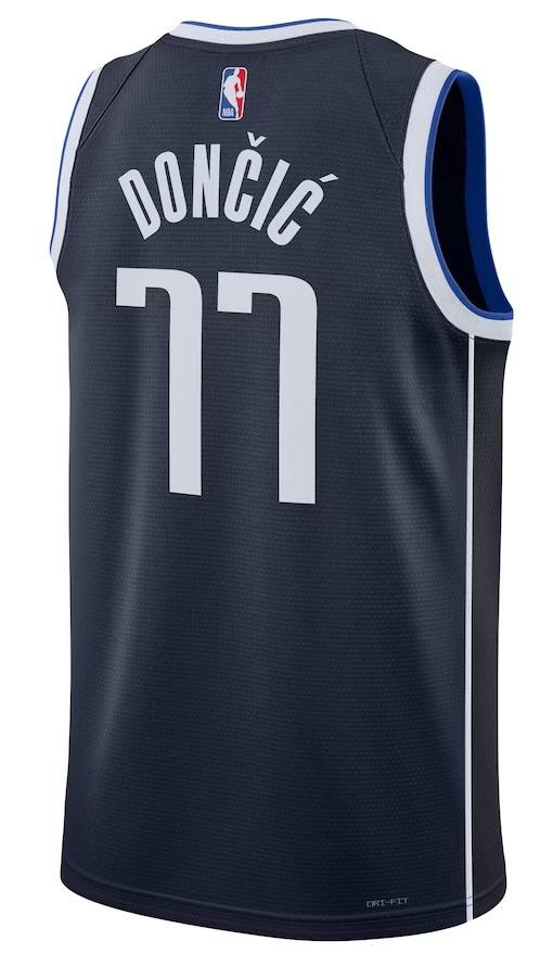 Dallas Mavericks Luka Dončić Navy Jersey - Statement Edition