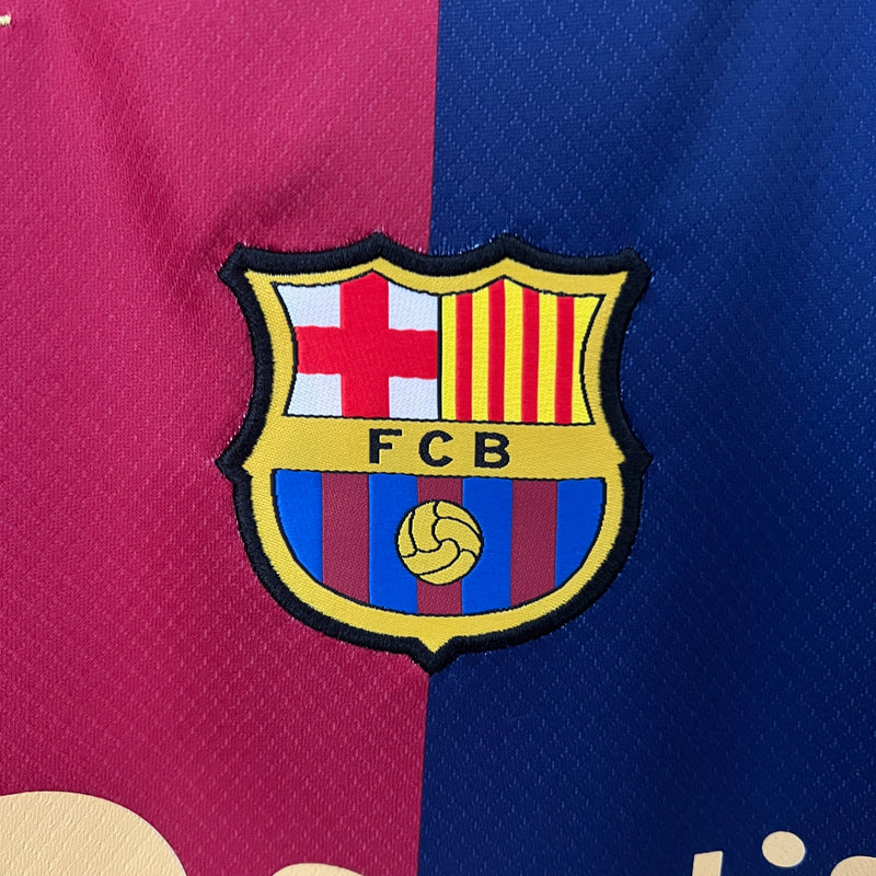 Camiseta Femenina Barcelona Primera Equipacion 23/24 S/N - Hincha - Rojo/Azul