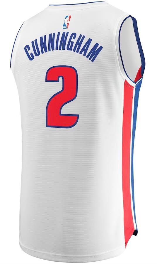 Detroit Pistons Cade Cunningham White  Jersey - Association Edition